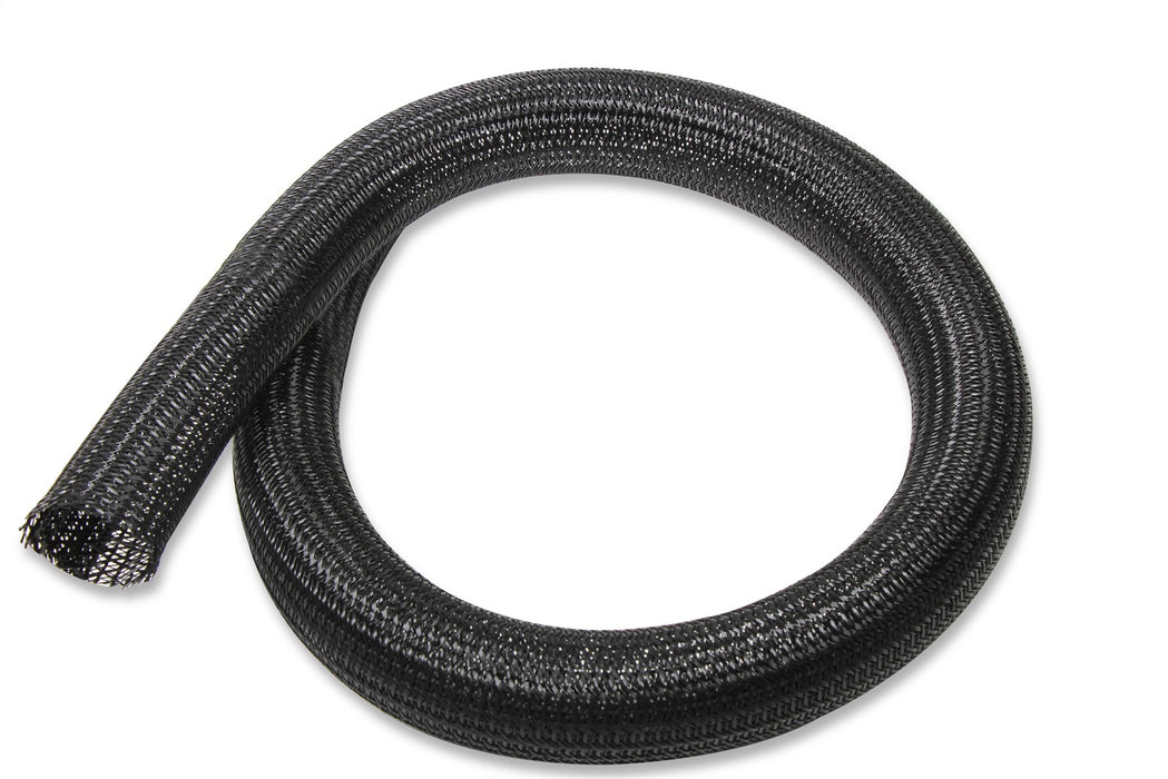 Holley EFI 573-116 Bulk Split Wire Loom Tubing; 2 in. Braided F6 Tubing; 10 ft.; Black; - Truck Part Superstore