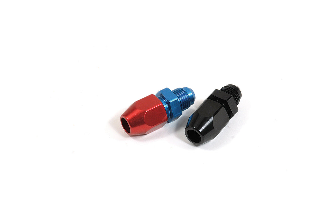 SpeedFx 5730623BK Male; -6AN to 3/8 Inch; Black; Anodized Aluminum; Single - Truck Part Superstore