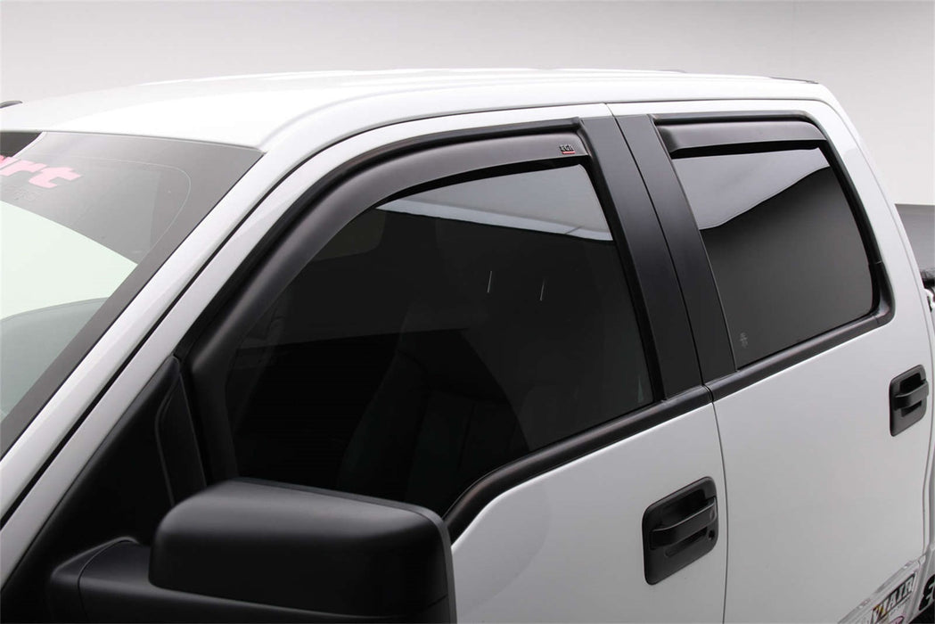 EGR 573475 EGR In Channel Style Black Window Visor-proudly made in the USA. - Truck Part Superstore