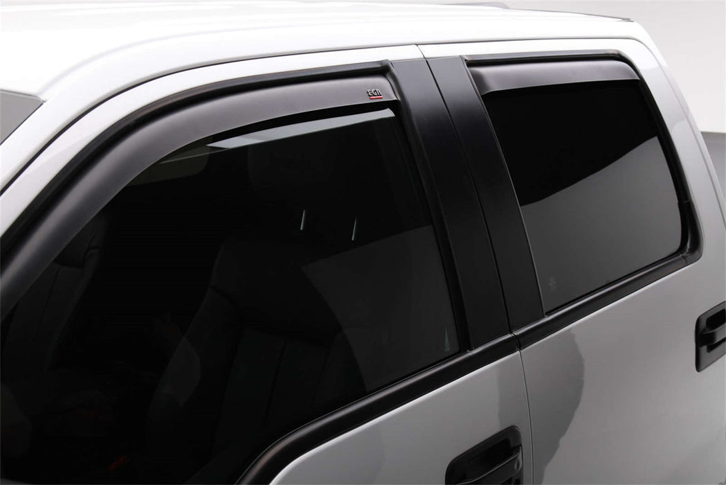 EGR 573475 EGR In Channel Style Black Window Visor-proudly made in the USA. - Truck Part Superstore