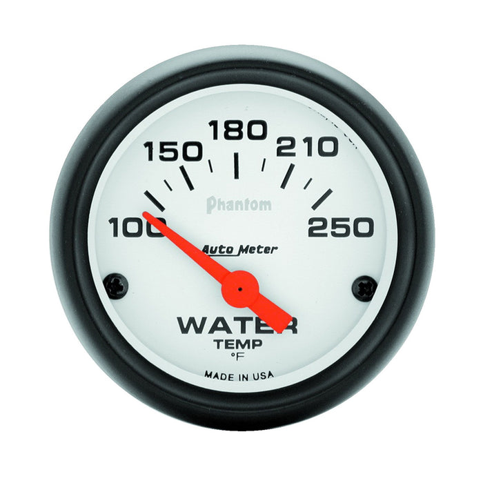 AutoMeter 5737 GAUGE; WATER TEMP; 2 1/16in.; 100-250deg.F; ELECTRIC; PHANTOM - Truck Part Superstore