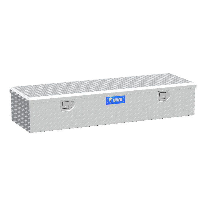 UWS FWB-58 Bright Aluminum 58in. 5th Wheel Truck Tool Box (LTL Shipping Only) - Truck Part Superstore