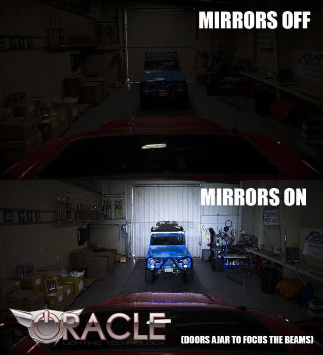 Oracle Lighting 5752-001 Off-Road Mirrors, 6000K - Truck Part Superstore