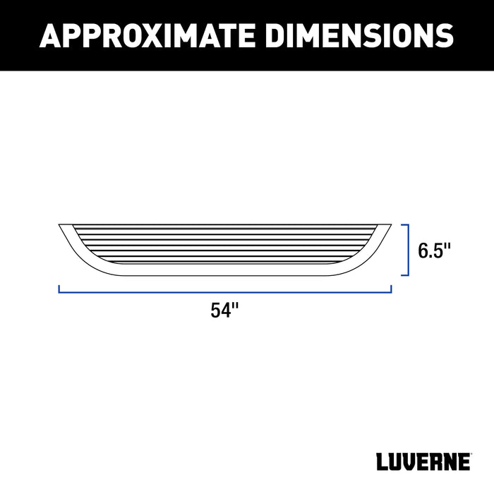 Luverne 575254-570749 MegaStep 6-1/2in. x 54in. Aluminum Cargo Van Rear Step; Select Sprinter 2500; 35 - Truck Part Superstore