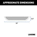 Luverne 575254-570749 MegaStep 6-1/2in. x 54in. Aluminum Cargo Van Rear Step; Select Sprinter 2500; 35 - Truck Part Superstore