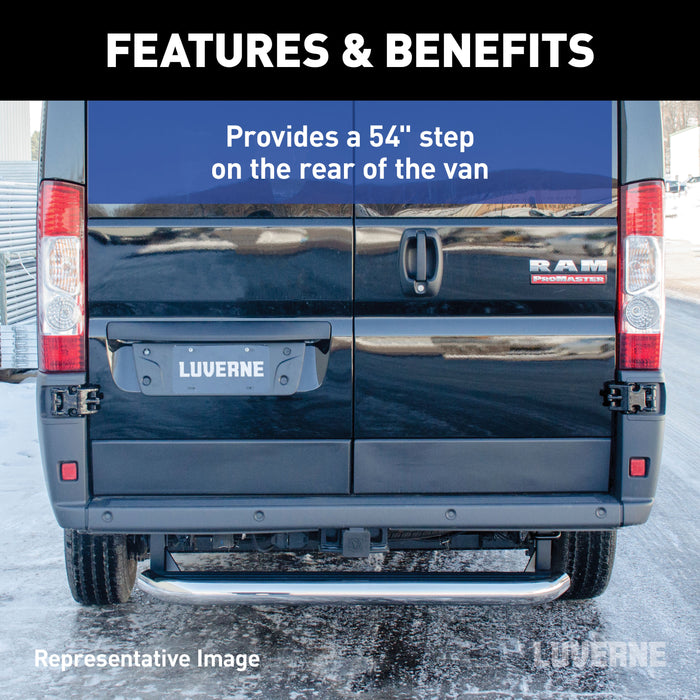 Luverne 575254-570749 MegaStep 6-1/2in. x 54in. Aluminum Cargo Van Rear Step; Select Sprinter 2500; 35 - Truck Part Superstore