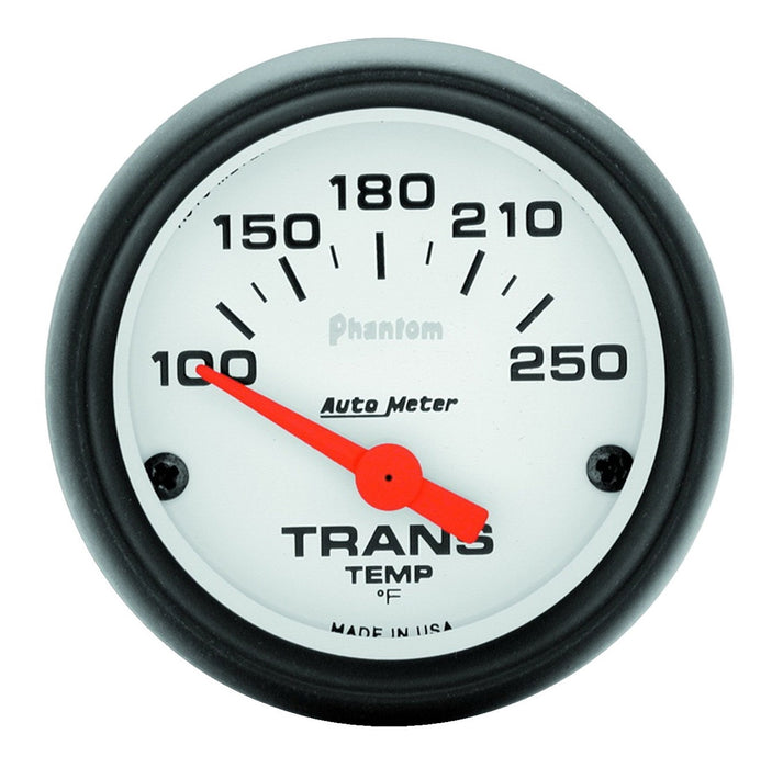 AutoMeter 5757 GAUGE; TRANSMISSION TEMP; 2 1/16in.; 100-250deg.F; ELECTRIC; PHANTOM - Truck Part Superstore