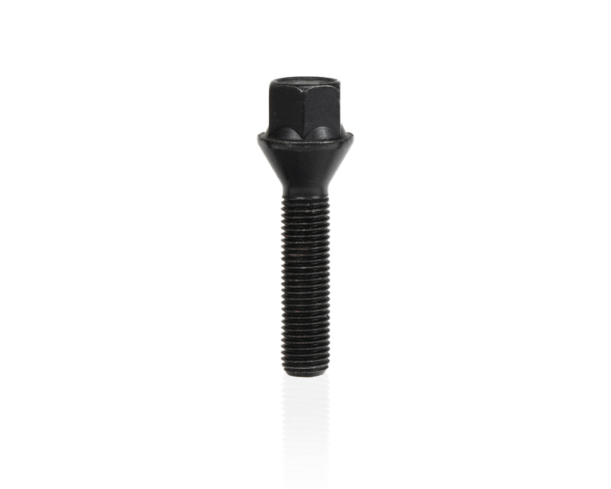 Eibach Springs S1-1-12-50-43-17-B Wheel Bolt M12 x 1.5 x 43mm x 17mm Hex Taper-Seat Black Finish - Truck Part Superstore
