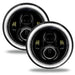 Oracle Lighting 5769-001 7 in. High Powered LED Headlights, Black Bezel, White - Truck Part Superstore