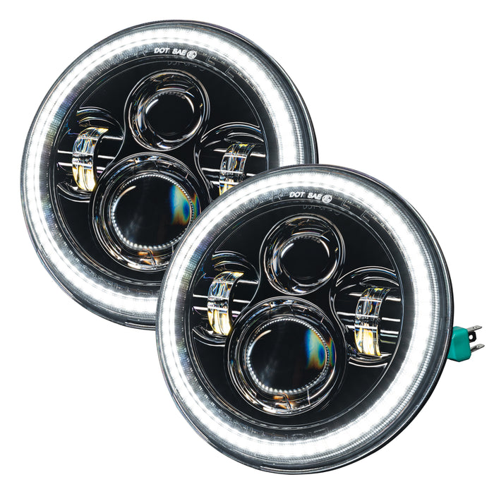 Oracle Lighting 5769-123 Switchback LED Halo Headlights, Amber/White - Truck Part Superstore