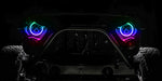 Oracle Lighting 5769J-332 7 in. High Powered LED Headlights, Black Bezel, Dynamic ColorSHIFT - Truck Part Superstore