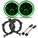 Oracle Lighting 5769J-004 7 in. High Powered LED Headlights, Green, Pair - Truck Part Superstore