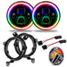 Oracle Lighting 5769J-330 7 in. High Powered LED Headlights, ColorSHIFT, Pair - Truck Part Superstore