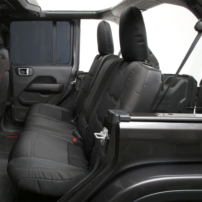 Smittybilt 576201 Neoprene Seat Cover; Black/Black; Front/Rear; Gen 2; Kit; - Truck Part Superstore