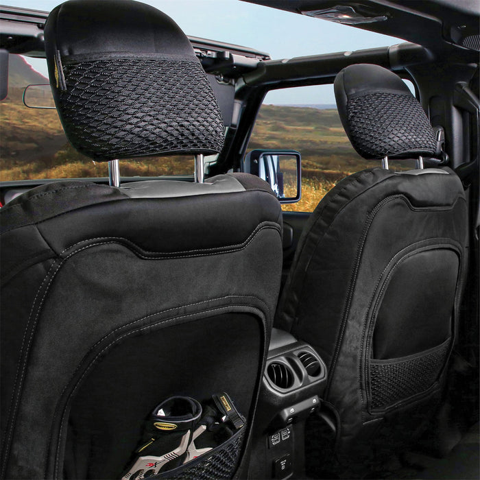 Smittybilt 576222 Neoprene Seat Cover; Charcoal/Black; Front/Rear; Gen 2; Kit; - Truck Part Superstore