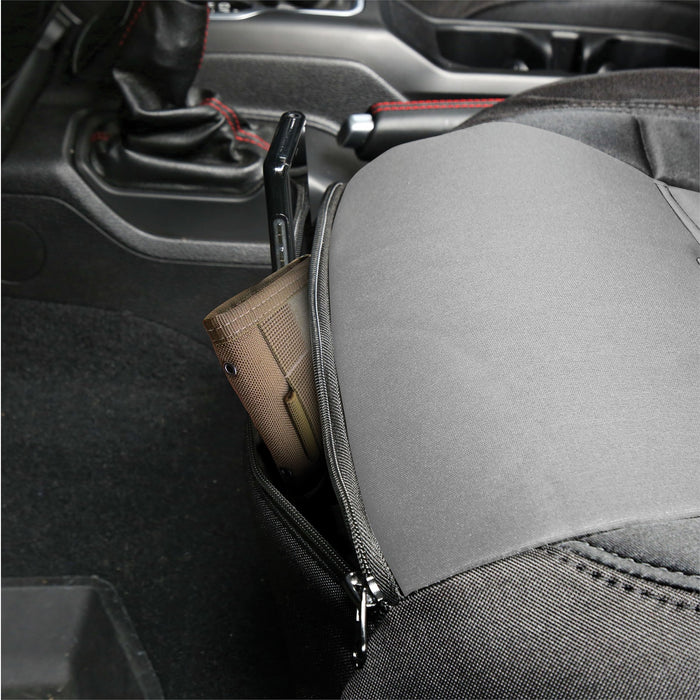 Smittybilt 577122 Neoprene Seat Cover; Charcoal/Black; Front/Rear;  Gen 2; - Truck Part Superstore