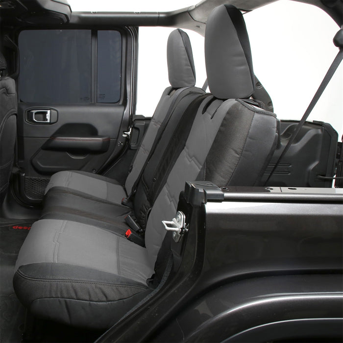 Smittybilt 576222 Neoprene Seat Cover; Charcoal/Black; Front/Rear; Gen 2; Kit; - Truck Part Superstore