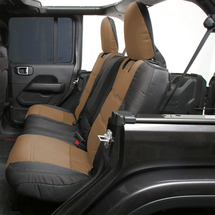 Smittybilt 576225 Neoprene Seat Cover; Tan/Black; Front/Rear; Gen 2; Kit; - Truck Part Superstore