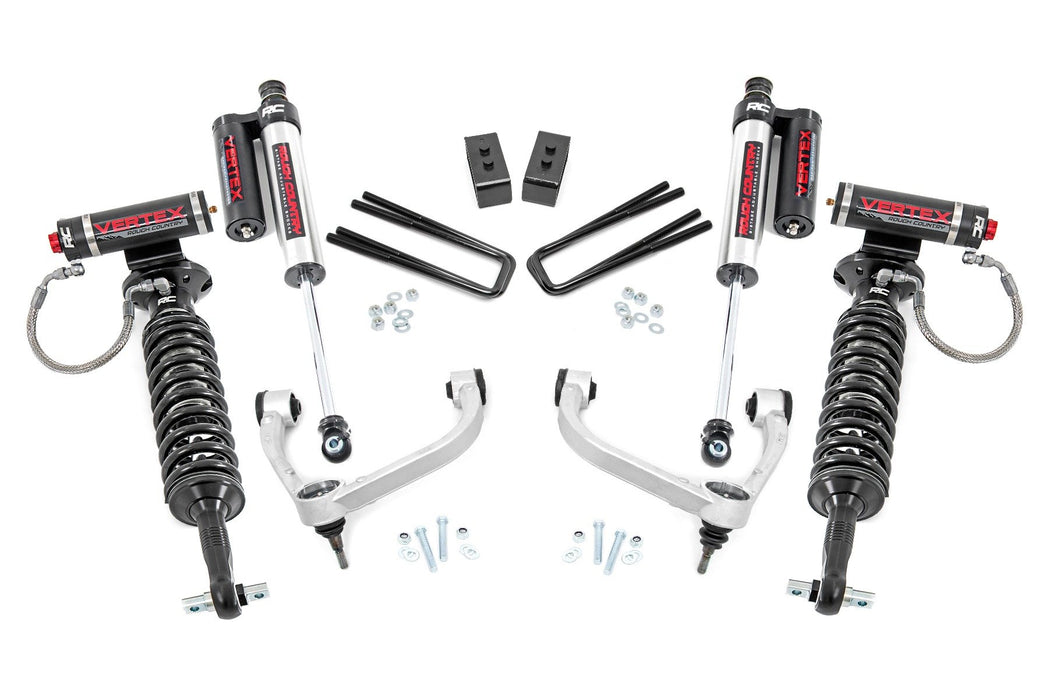 Rough Country 57750 F-150 3 Inch Lift Kit Bolt On w/Vertex 2021 F-150 4WD Rough Country - Truck Part Superstore