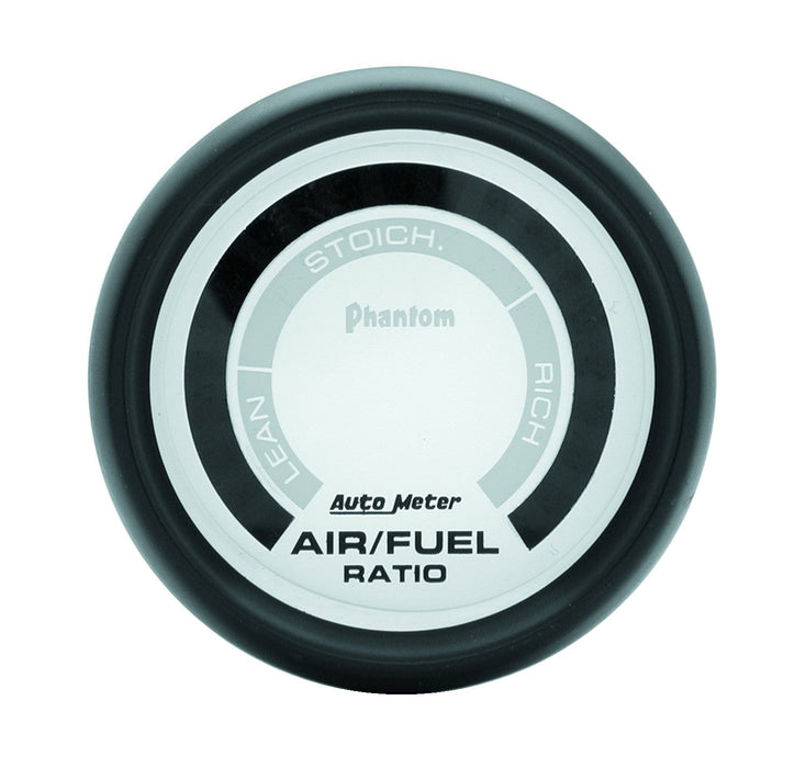 AutoMeter 5775 GAUGE; AIR/FUEL RATIO-NARROWBAND; 2 1/16in.; LEAN-RICH; LED ARRAY; PHANTOM - Truck Part Superstore