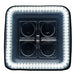 Oracle Lighting 5777-001 Off-Road 3 in. 20W Square LED Spotlight with White Halo - Truck Part Superstore