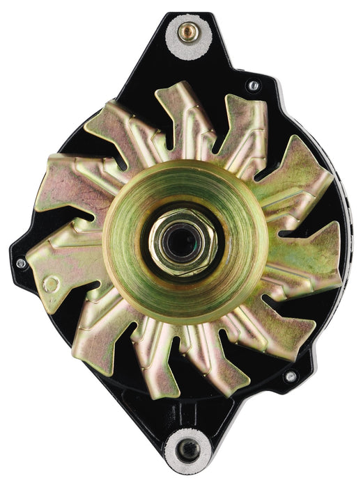 Powermaster Performance 578021 Alternator; CS130; Straight Mounting; 140 Amp; 95 Idle; 1V Pulley; Black; - Truck Part Superstore