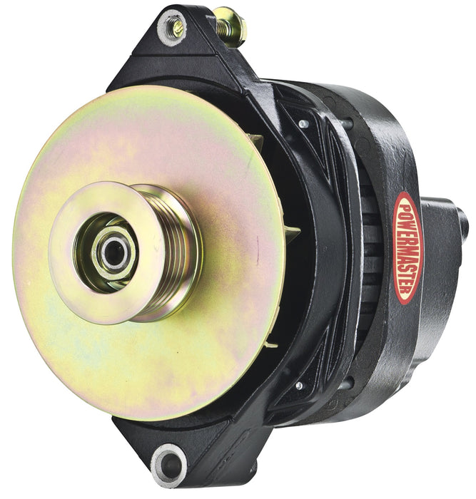 Powermaster Performance 57806 Alternator; CS144; Straight Mounting; 200 Amp; 125 Idle; Black; - Truck Part Superstore