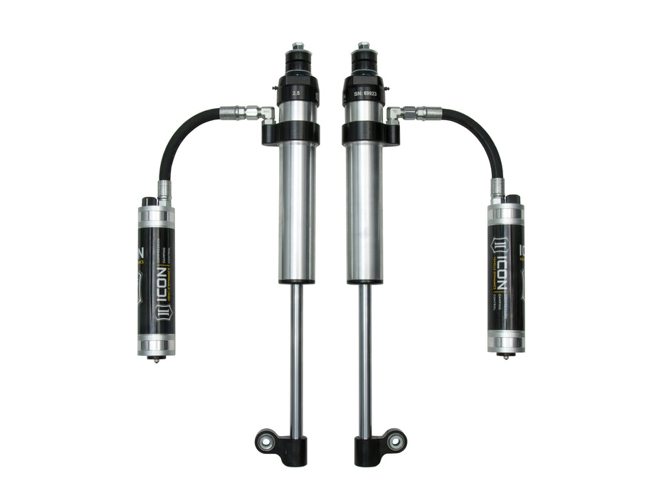 ICON Vehicle Dynamics 57826CP 2005-UP TACOMA RXT REAR 2.5 REMOTE RESERVOIR CDCV SHOCK PAIR - Truck Part Superstore