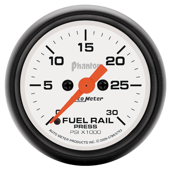 AutoMeter 5786 GAUGE; RAIL PRESS (RAM 5.9L); 2 1/16in.; 30KPSI; DIGITAL STEPPER MOTOR; PHANTOM - Truck Part Superstore