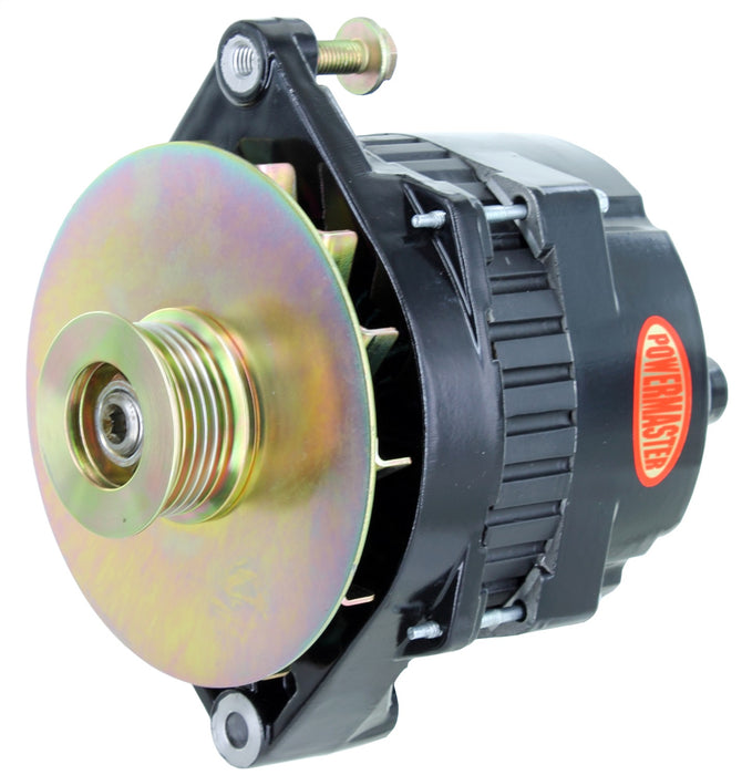 Powermaster Performance 57864 Alternator; CS144; Straight Mount; 200 Amp; 125 Idle; Black; - Truck Part Superstore