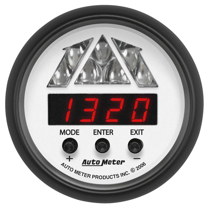 AutoMeter 5787 GAUGE; TACHOMETER; DIGITAL RPM W/LED SHIFT LIGHT; PHANTOM - Truck Part Superstore