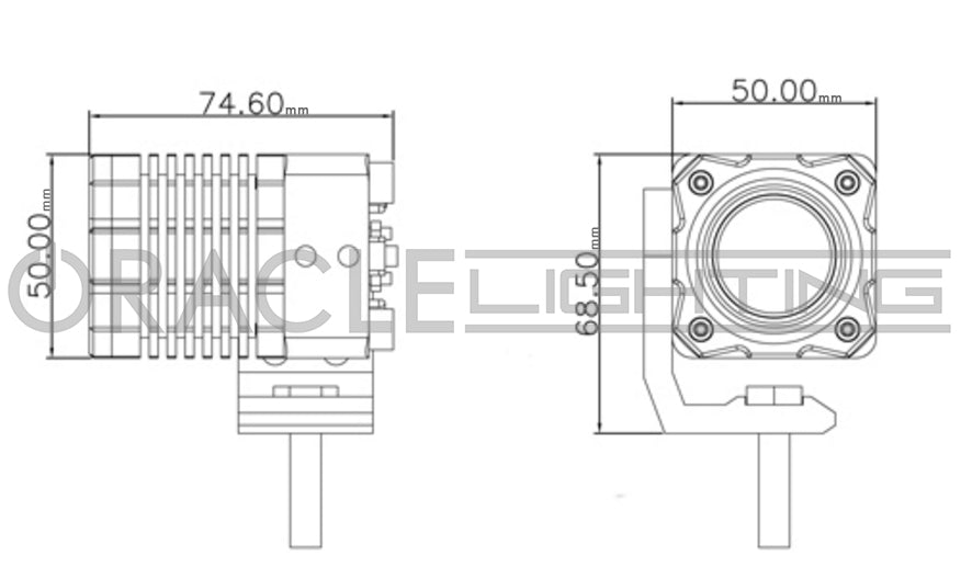 Oracle Lighting 5794-504 High Performance 10W CREE XM-L Flood, Linkable, 6000K - Truck Part Superstore
