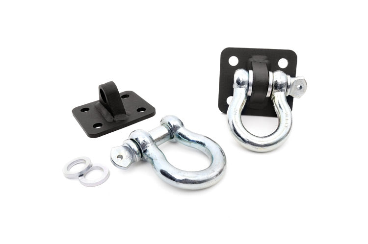 Rough Country 1058 Jeep D-Ring Kit RC Bumpers 04-06 4WD Jeep Wrangler TJ Rough Country - Truck Part Superstore