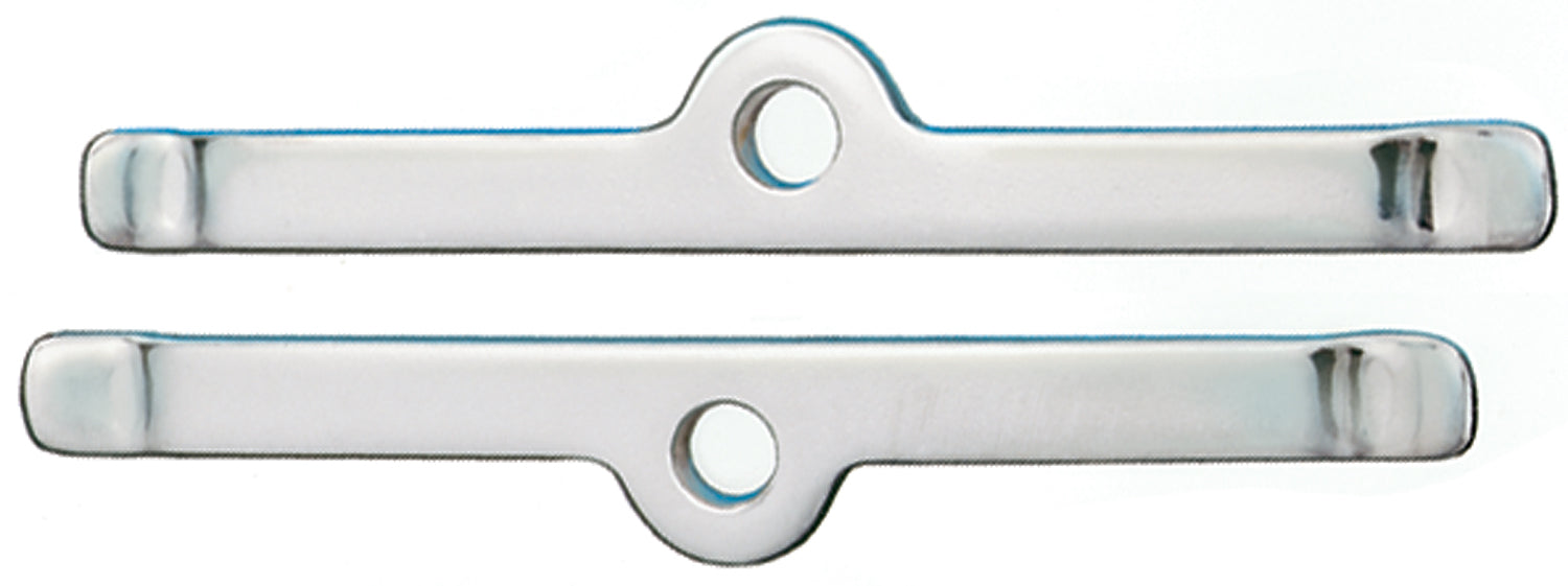 Proform 141-610 Engine Valve Cover Holdown Clamps; Chrome without Logo; SB Chevy; 4 Pcs - Truck Part Superstore