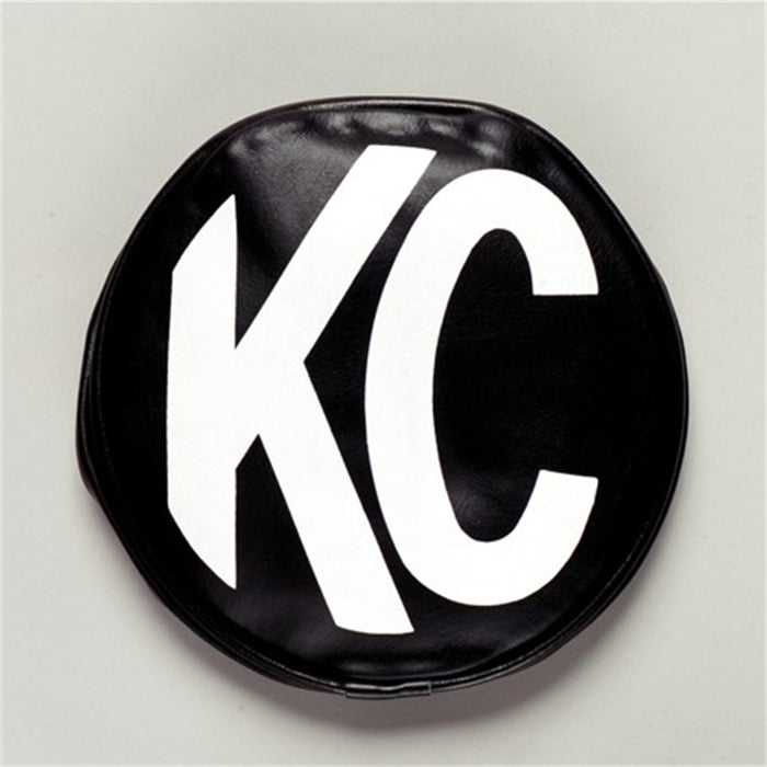 KC Hilites 5800 Cover; 8in. Rnd Black w/Wht KC Soft (pr) - Truck Part Superstore