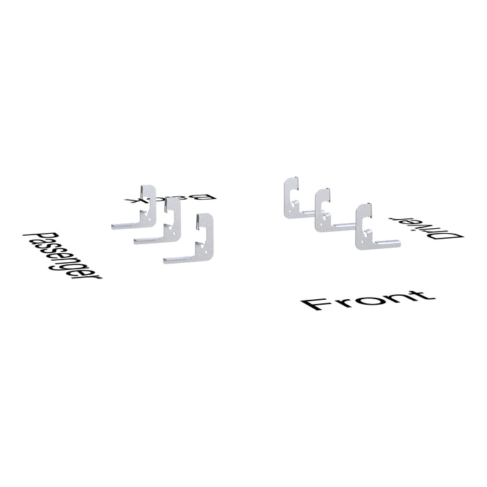 Luverne 580742 Side Entry Step Mounting Brackets - Truck Part Superstore