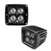 Oracle Lighting 5812-001 Black Series, 7D 3 in. 20W LED Square Spot/Flood Light, 6000K - Truck Part Superstore