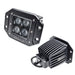 Oracle Lighting 5813-001 Black Series, 7D 3 in. 20W Flush LED Square Spot/Flood Light, 6000K - Truck Part Superstore