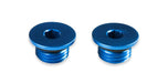 Earl's Performance 581304ERL Aluminum AN O-Ring Port Plug; Size: -4AN O-Ring Port; 2 pc.; Anodized Blue; - Truck Part Superstore