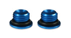 Earl's Performance 581306ERL Aluminum AN O-Ring Port Plug; Size: -6AN O-Ring Port; 2 pc.; Anodized Blue; - Truck Part Superstore