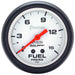 AutoMeter 5813 GAUGE; FUEL PRESSURE; 2 5/8in.; 15PSI; MECHANICAL W/ISOLATOR; PHANTOM - Truck Part Superstore