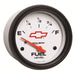 AutoMeter 5814-00406 GAUGE; FUEL LEVEL; 2 5/8in.; 0OE TO 90OF; ELEC; CHEVY RED BOWTIE; WHITE - Truck Part Superstore