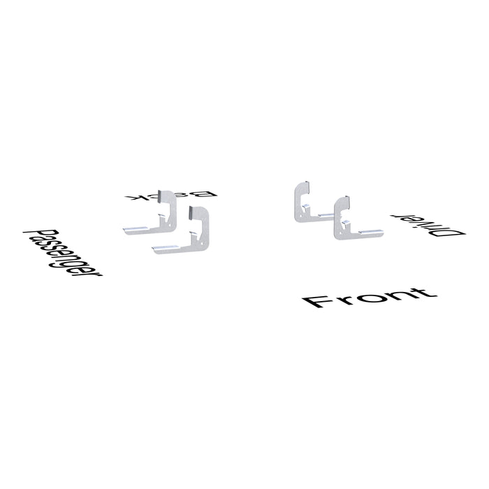 Luverne 581441 Side Entry Step Mounting Brackets - Truck Part Superstore