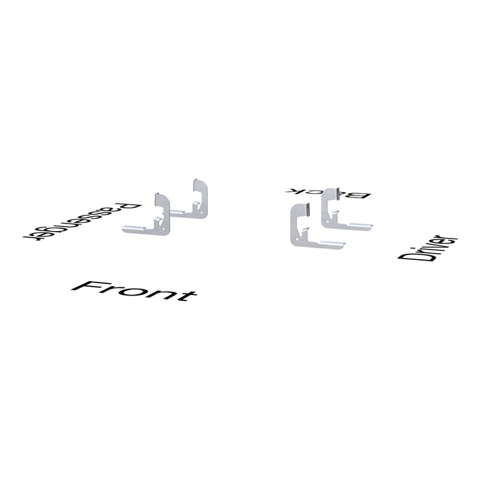 Luverne 581441 Side Entry Step Mounting Brackets - Truck Part Superstore
