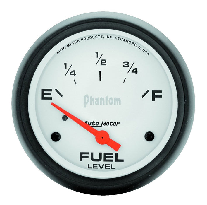 AutoMeter 5816 GAUGE; FUEL LEVEL; 2 5/8in.; 240OE TO 33OF; ELEC; PHANTOM - Truck Part Superstore
