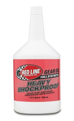 Red Line Oil 58204 Gear Oil Synthetic Heavy Shockproof 1 Quart Red Line Oil - Truck Part Superstore