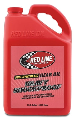 Red Line Oil 58205 Gear Oil Synthetic Heavy Shockproof 1 Gallon Red Line Oil - Truck Part Superstore