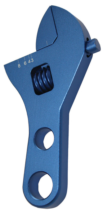 SpeedFx 5821 #3 To #8 Adjustable; Anodized; Blue; Aluminum; Single; Stubby - Truck Part Superstore