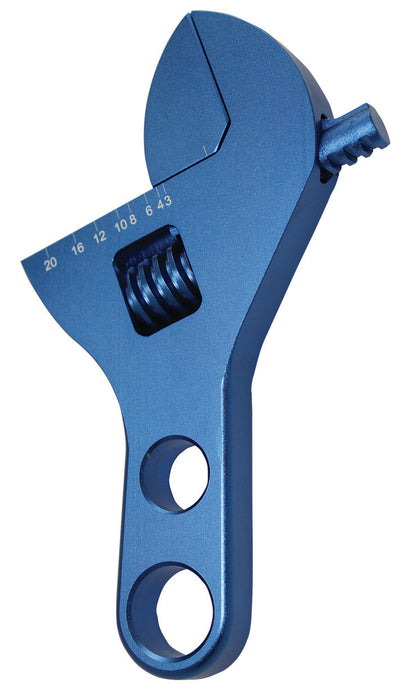 SpeedFx 5822 #10 To #20 Adjustable; Anodized; Blue; Aluminum; Single; Stubby - Truck Part Superstore