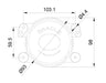 Oracle Lighting 5823-001 100mm 15W Driving Beam LED Emitter, 6000K - Truck Part Superstore